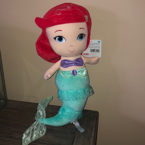 Disney Baby Ariel Little Mermaid plush doll NWT - Picture 1 of 4